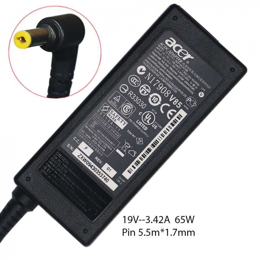 ACER 19V 3.42A 5.5X 1.7